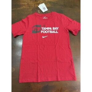 Tampa Bay Buccaneers Football Nike T-Shirt Size Youth Medium 10/12 Game wear NFL